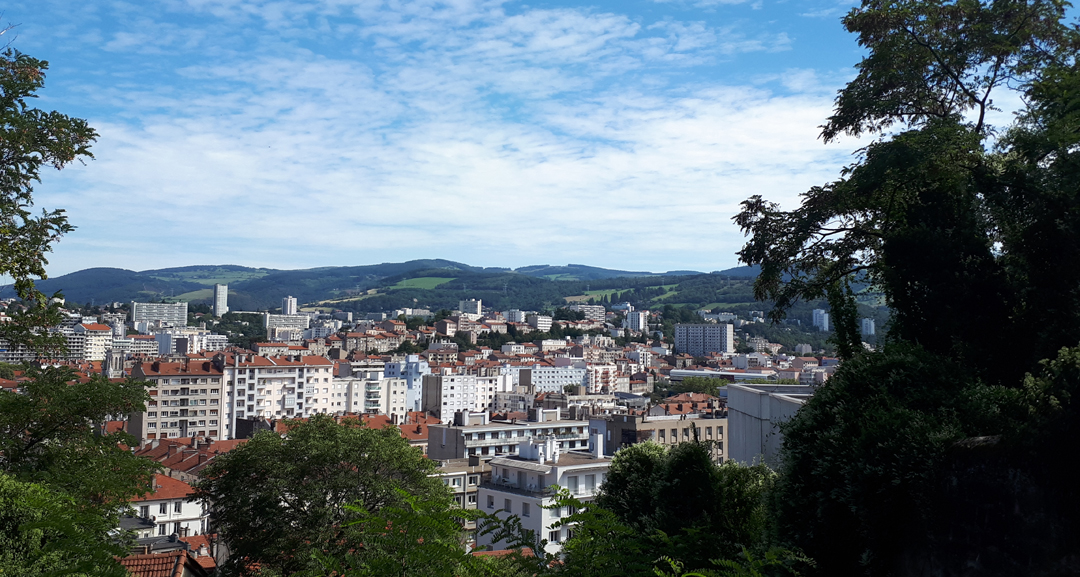 vue sur Saint Etienne